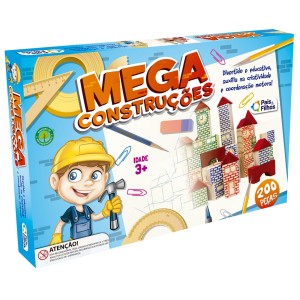 Mega Construções 200 Peças 7438 Pais e Filhos