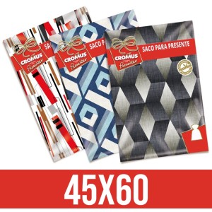Saco para Presente 45cm x 60cm Cromus