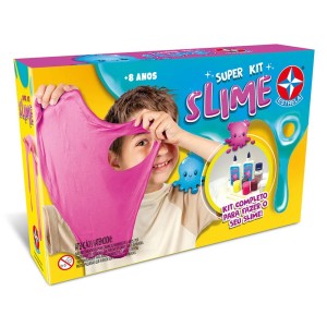 Super Kit Slime Infantil Completo Estrela