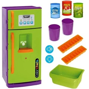 Kit Geladeira Color Chefs 417 Usual Brinquedos