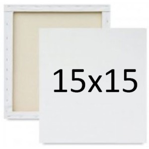 Tela para Pintura 15x15cm Luarte