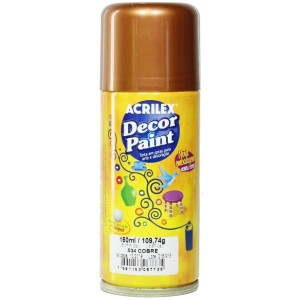 Tinta Spray Decor Paint - Cobre 150ml Acrilex