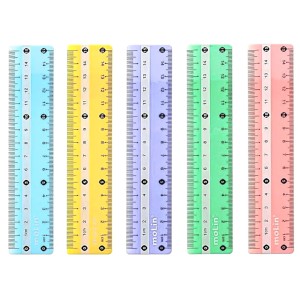 Régua 15cm Tons Pastéis Sortido Molin