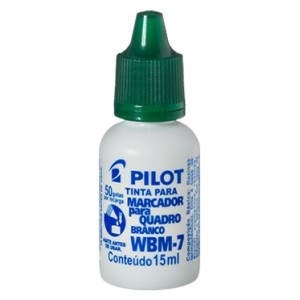 Tinta para Marcador de Quadro Branco WBM-7 Verde 15ml Pilot