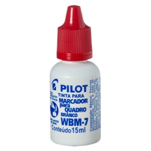 Tinta para Marcador de Quadro Branco WBM-7 Vermelho 15ml Pilot