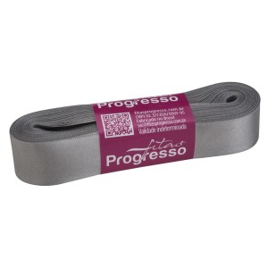 Fita de Cetim n.5 1222 - Cinza Progresso