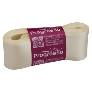 Fita de Cetim n.9 0311 - Champagne Progresso