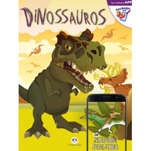 Livro para Colorir - Dinossauros - Colorindo em 3D Ciranda Cultural