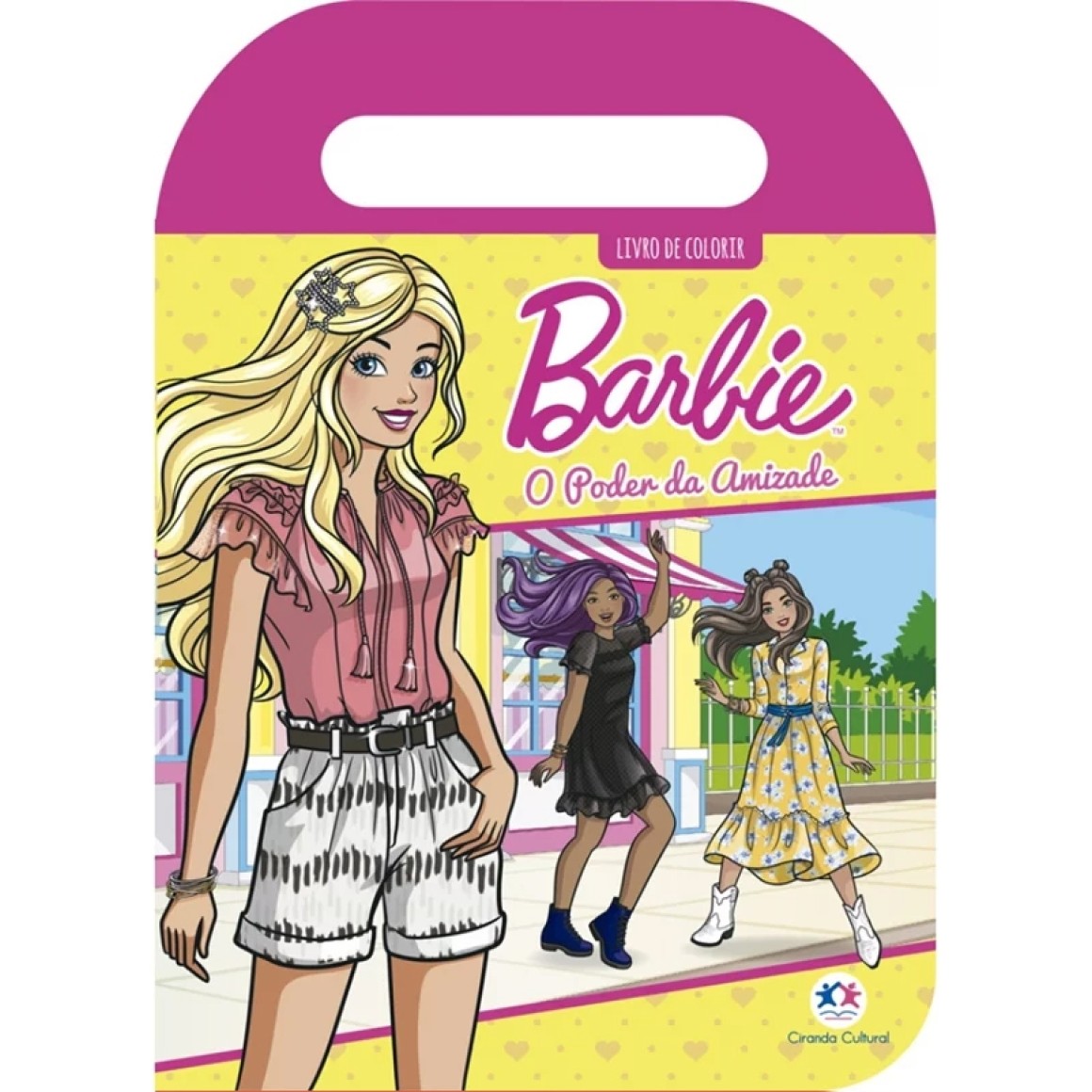 Desenhos de colorir-(3 giz de cera)Barbie