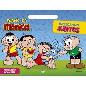 Meu Blocão de Colorir - Turma da Mônica - Brincando Juntos Ciranda Cultural
