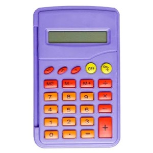 Calculadora de Bolso 8 Dígitos Flip Roxa Pets 99326 Letron