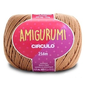 Linha Amigurumi 7625 - Castanha Circulo