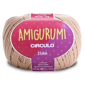 Linha Amigurumi 7650 - Amêndoa Circulo