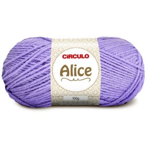 Lã Alice 0633 - Ametista 100g Circulo