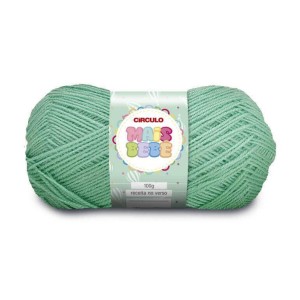 Lã Mais Bebê 5238 - Hortelã 100g Circulo