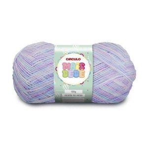 Lã Mais Bebê 9490 - Carrossel 100g Circulo