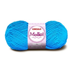 Lã Mollet 40g 2194 - Turquesa Circulo