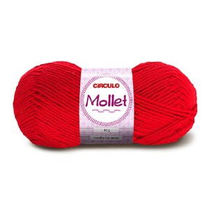Lã Mollet 40g 3635 - Paixão Circulo