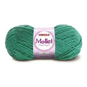 Lã Mollet 40g 5779 - Esmeralda Circulo