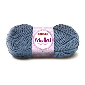 Lã Mollet 40g 8860 - Noturno Circulo