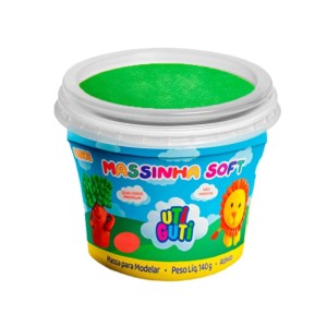 Massa de Modelar 140g - Verde Claro Uti Guti
