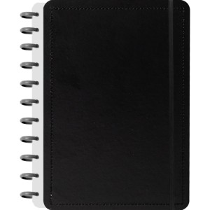 Caderno de Disco Grande Black Diskô