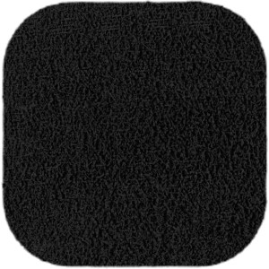 Placa de EVA Atoalhado 40x48cm - Preto c/5