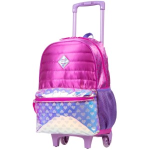Mochila com Rodinhas M Plus Arco Íris 2 066107-00 Sestini