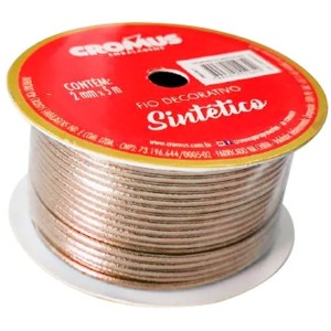 FIO DECORATIVO SINTETICO - ROSÉ C/5 MTS CROMUS