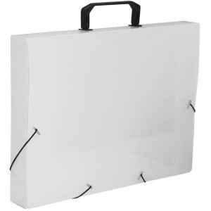 Pasta Maleta com Alça - Transparente 702PP-TR DAC