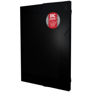 Pasta com Elástico 20mm Onda Preta 402PP-PR DAC