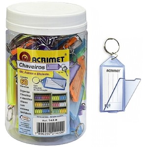 Chaveiro com Etiqueta c/60 Acrimet
