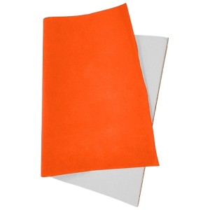 Papel Camurça (Aveludado) 40x60cm - Laranja