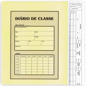 Diário de Classe Bimestral Amarelo São Domingos