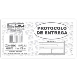 Protocolo de Entrega 100 Folhas São Domingos