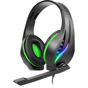 Headset Gamer RGB Gank Preto e Verde 74422 Letron