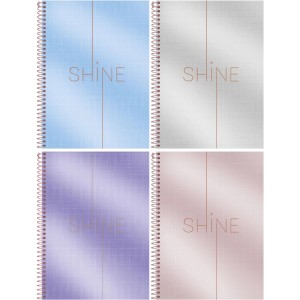Caderno 10 Matérias Shine 160 Folhas Foroni