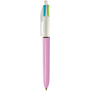Caneta Esferográfica 4 Cores Fashion Rosa Bic