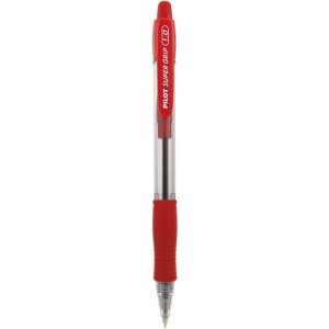Caneta Esferográfica 1.0mm Super Grip Vermelha Pilot