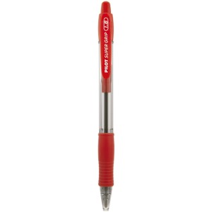 Caneta Esferográfica 1.6mm Super Grip Vermelha Pilot