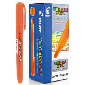Marca Texto Lumi Color - Laranja c/12 Pilot