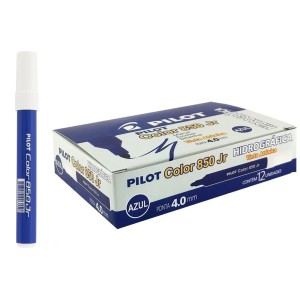 Caneta Hidrográfica Color 850 Jr - Azul c/12 Pilot