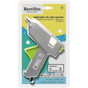 Pistola de Cola Quente Grande Cinza Barrilito