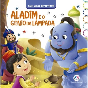 Livro com Abas Divertidas - Aladim e o Gênio da Lâmpada Ciranda Cultural