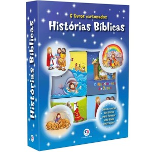 Livro Box com 6 Minilivros - Bíblicos - Histórias Bíblicas Ciranda Cultural