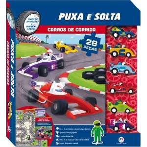 Livro Box Puxa e Solta - Carros de Corrida Ciranda Cultural