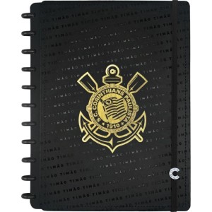 Caderno Inteligente Corinthians Fiel Grande 80fls CI