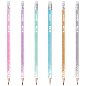 Lápis Preto N2 Glitter com Borracha HB Maped