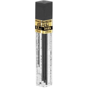 Grafite 1.3mm HB - Tubo com 12 Minas Pentel