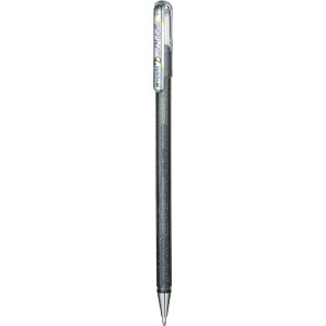 Caneta Gel 1.0mm Hybrid Dual Metallic Prateada Pentel